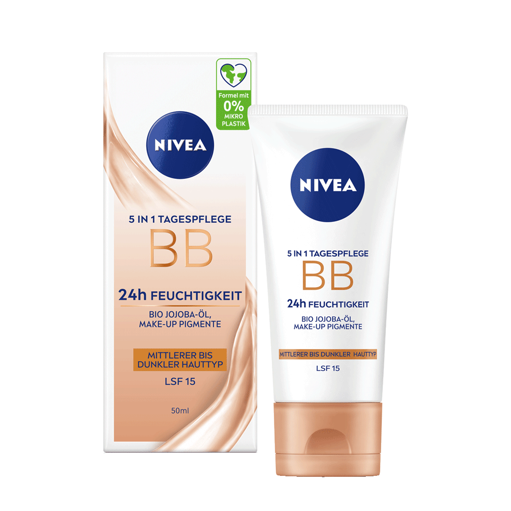 Bild: NIVEA 5in1 Tagespflege BB mittel bis dunkel