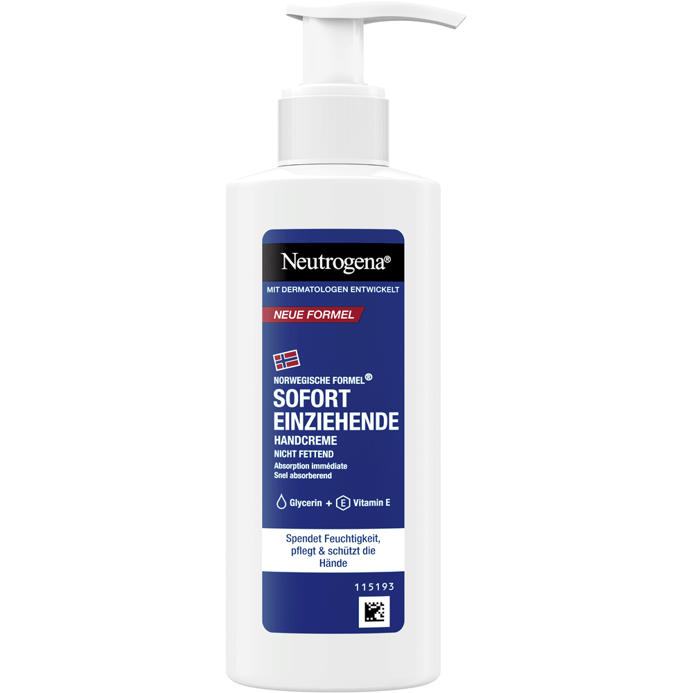 Bild: Neutrogena Handcreme Sofort Einziehend Pumpe