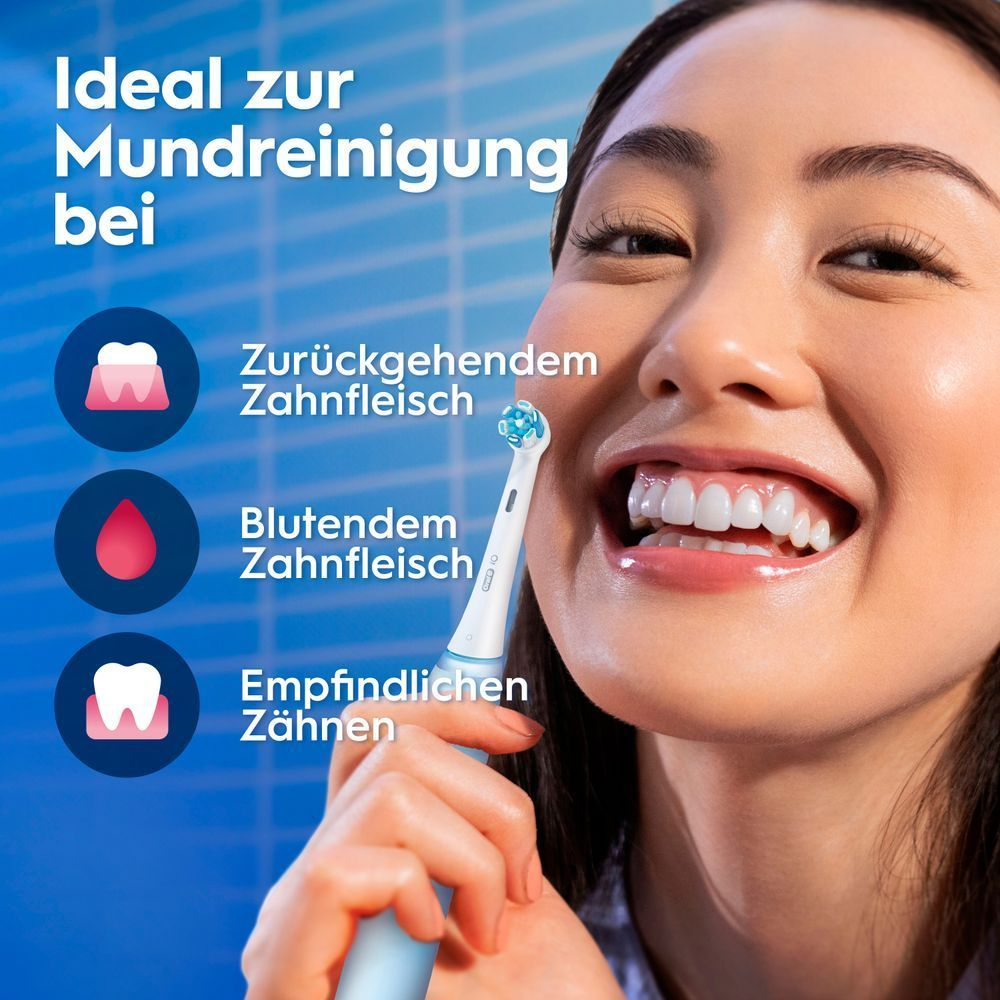 Elektrische Zahnbürste für Zahnfleischprobleme und empfindliche Zähne bei der Mundreinigung