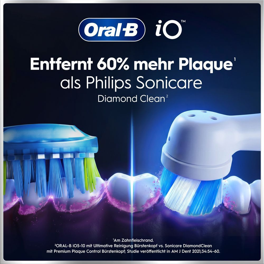 Oral-B iO demonstriert 45% bessere Zahnfleischgesundheit vs. Schallzahnbürsten.