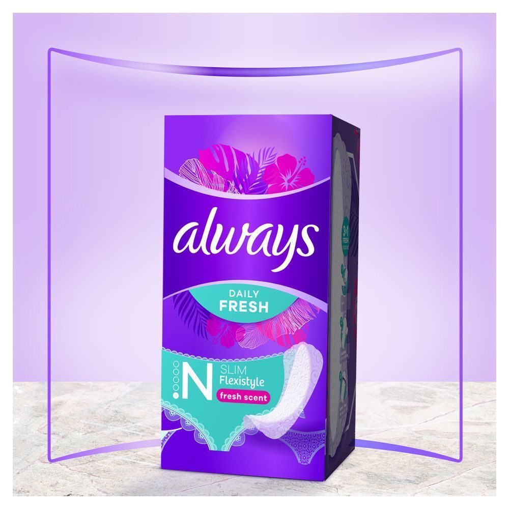 Always Daily Fresh Slipeinlagen, Slim Flexistyle mit frische Duft