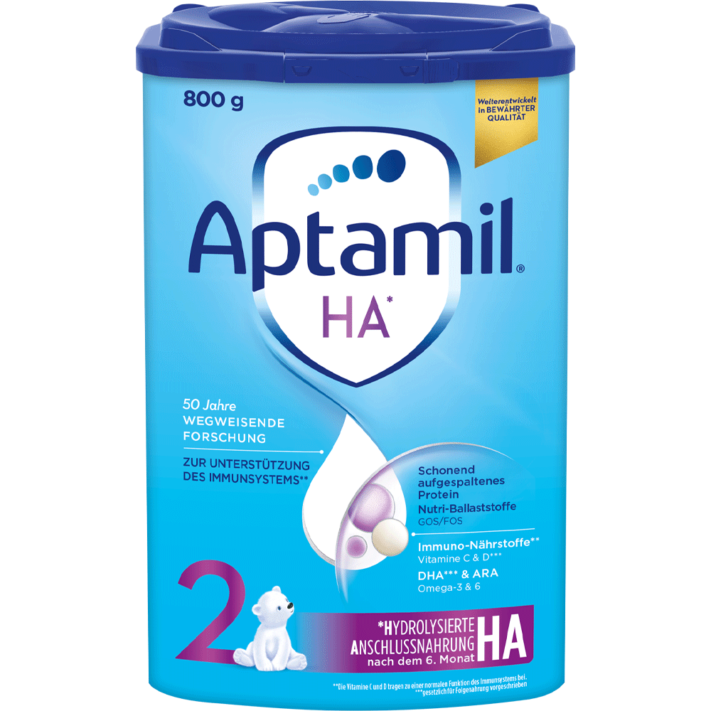 Bild: Aptamil 2 HA, Folgemilch