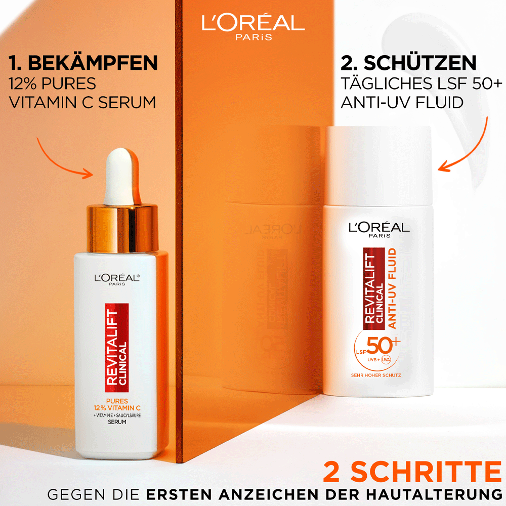 Bild: L'ORÉAL PARIS Revitalift Clinical UV Fluid LSF 50+