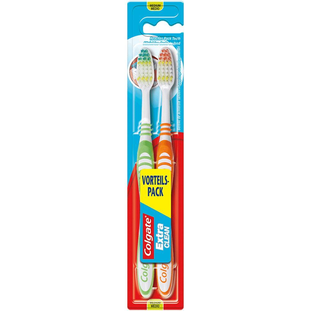 Bild: Colgate Zahnbürste Extra Clean Duo Medium