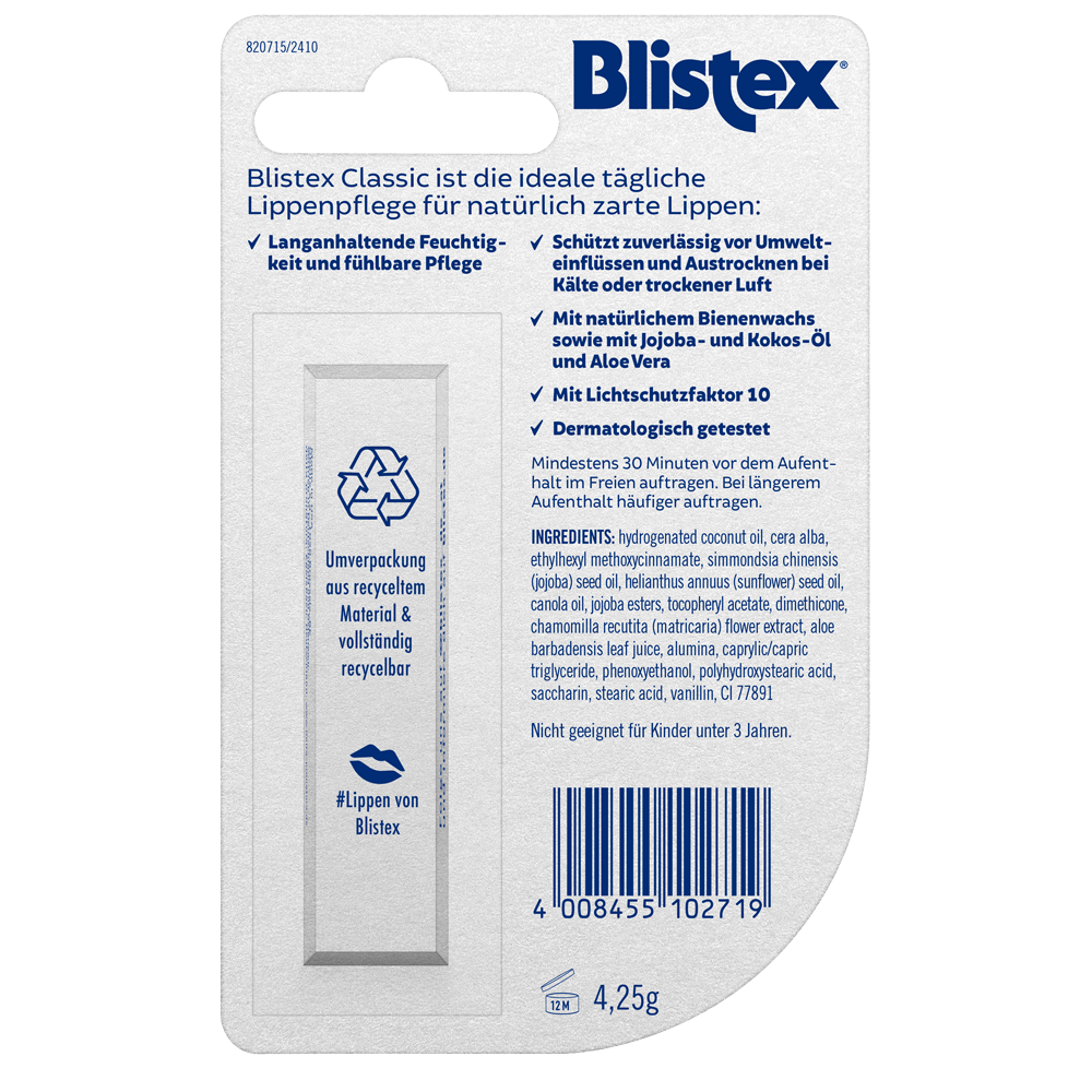 Bild: Blistex Classic