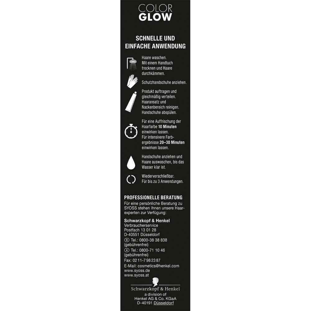 Bild: syoss Color Glow Haartönung Kupfer