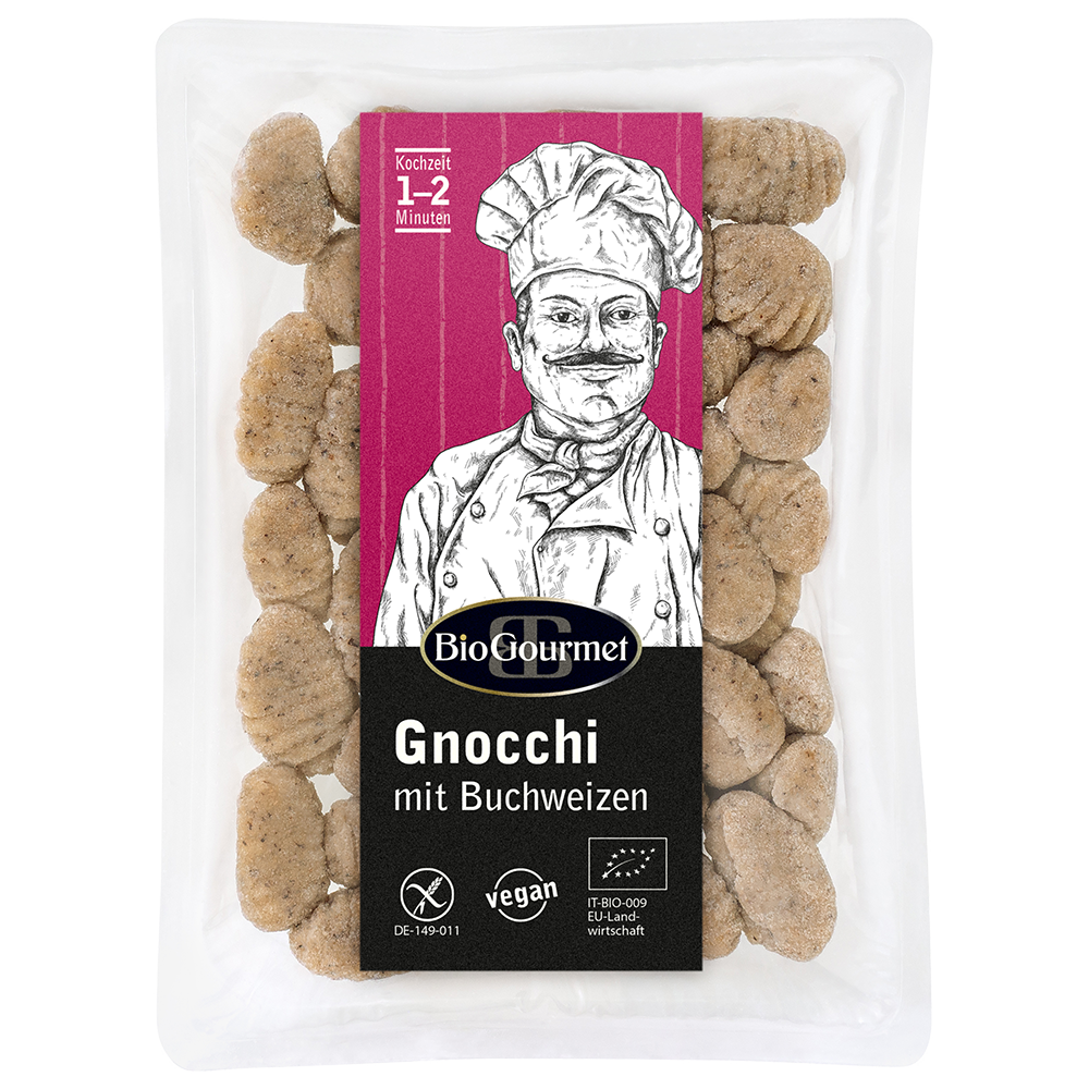 Bild: Bio Gourmet Gnocchi mit Buchweizen 
