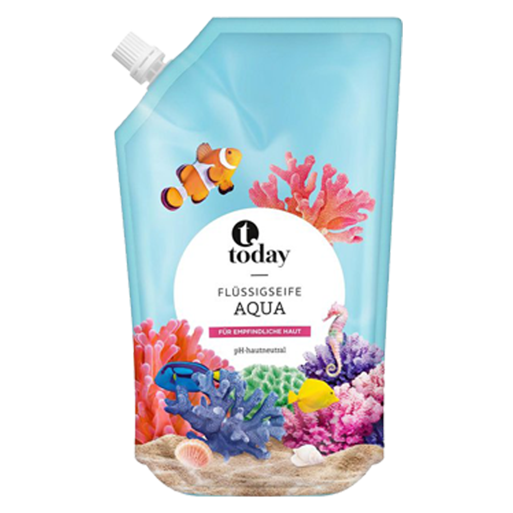 Bild: today Flüssigseife Aqua Nachfüllbeutel 