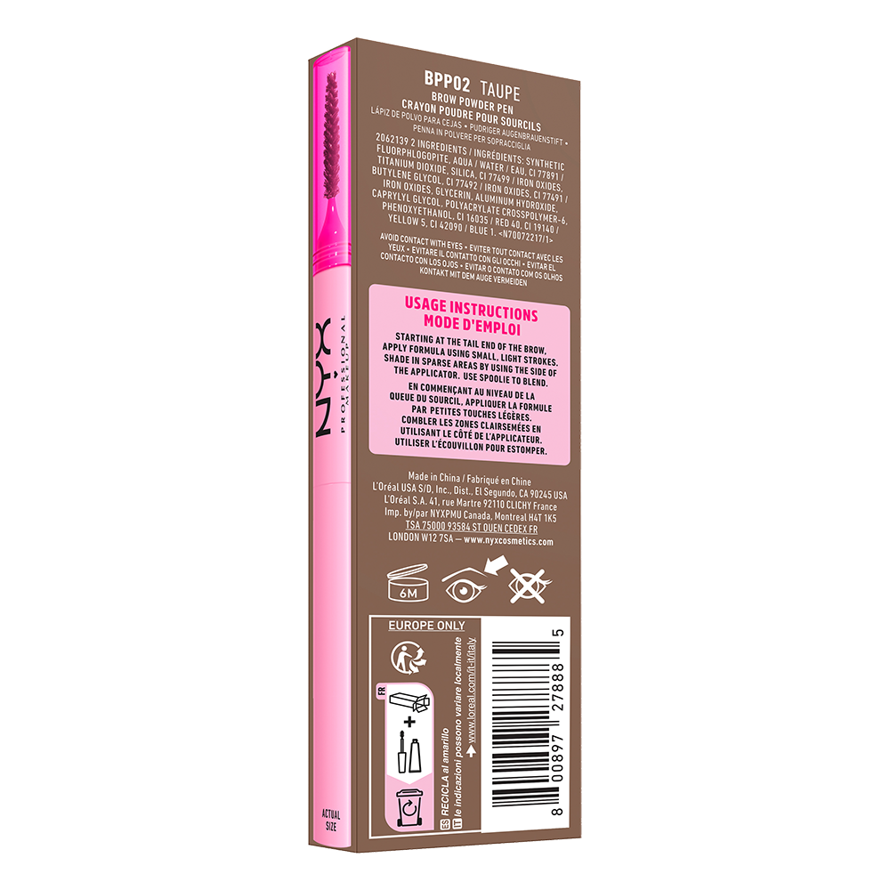 Bild: NYX Professional Make-up Fluff & Snatch Brow Powder Pen 02