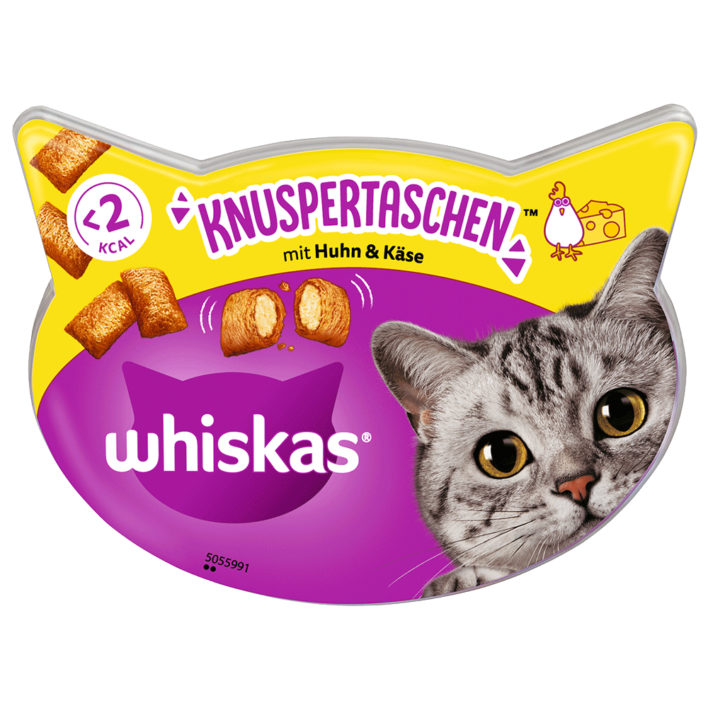 Bild: Whiskas Knuspertaschen mit Huhn & Käse