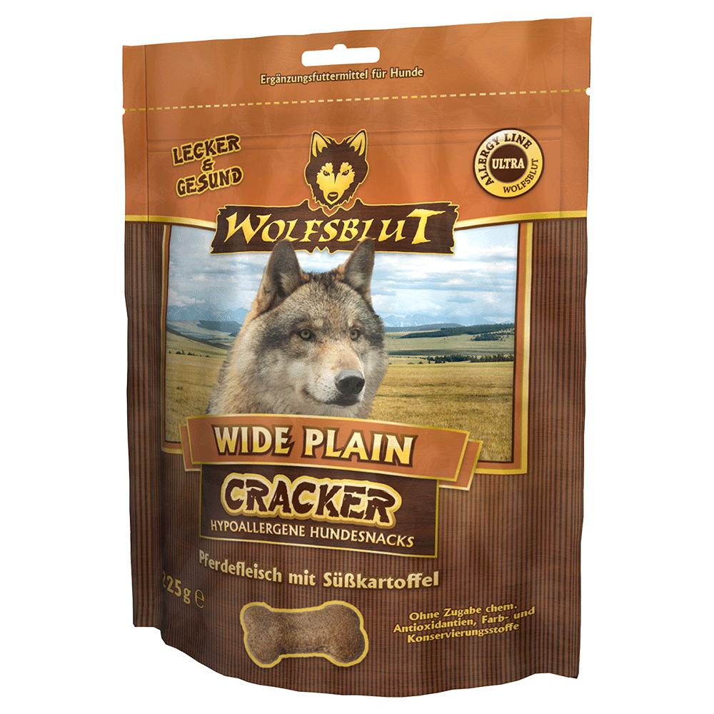 Bild: Wolfsblut Cracker Wide Plain/Pferd Süßkartoffel