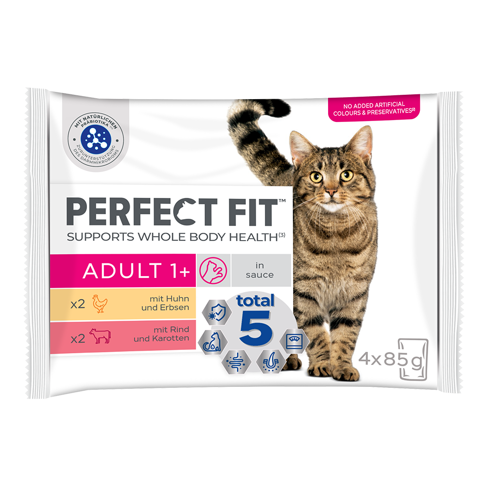 Bild: PERFECT FIT Adult 1+ in Sauce mit Huhn und Rind