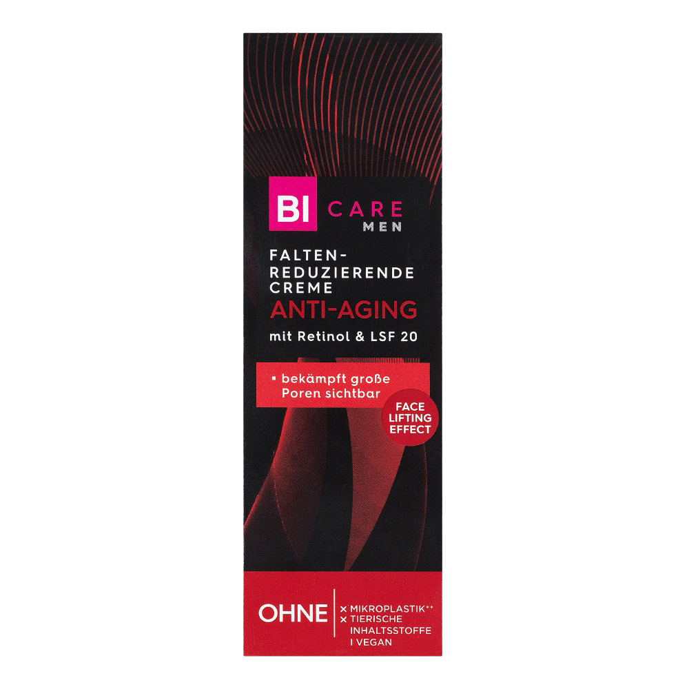 Bild: BI CARE MEN Anti Aging Cream LSF 20