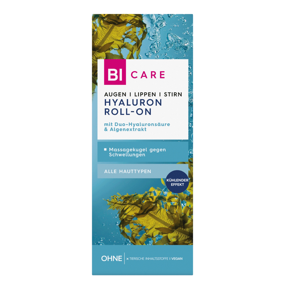 Bild: BI CARE Hyaluron Roll-On für Augen, Lippen und Stirn