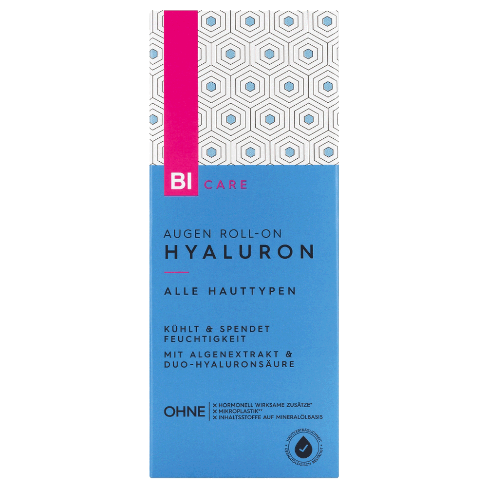 Bild: BI CARE Hyaluron Roll-On für Augen, Lippen und Stirn