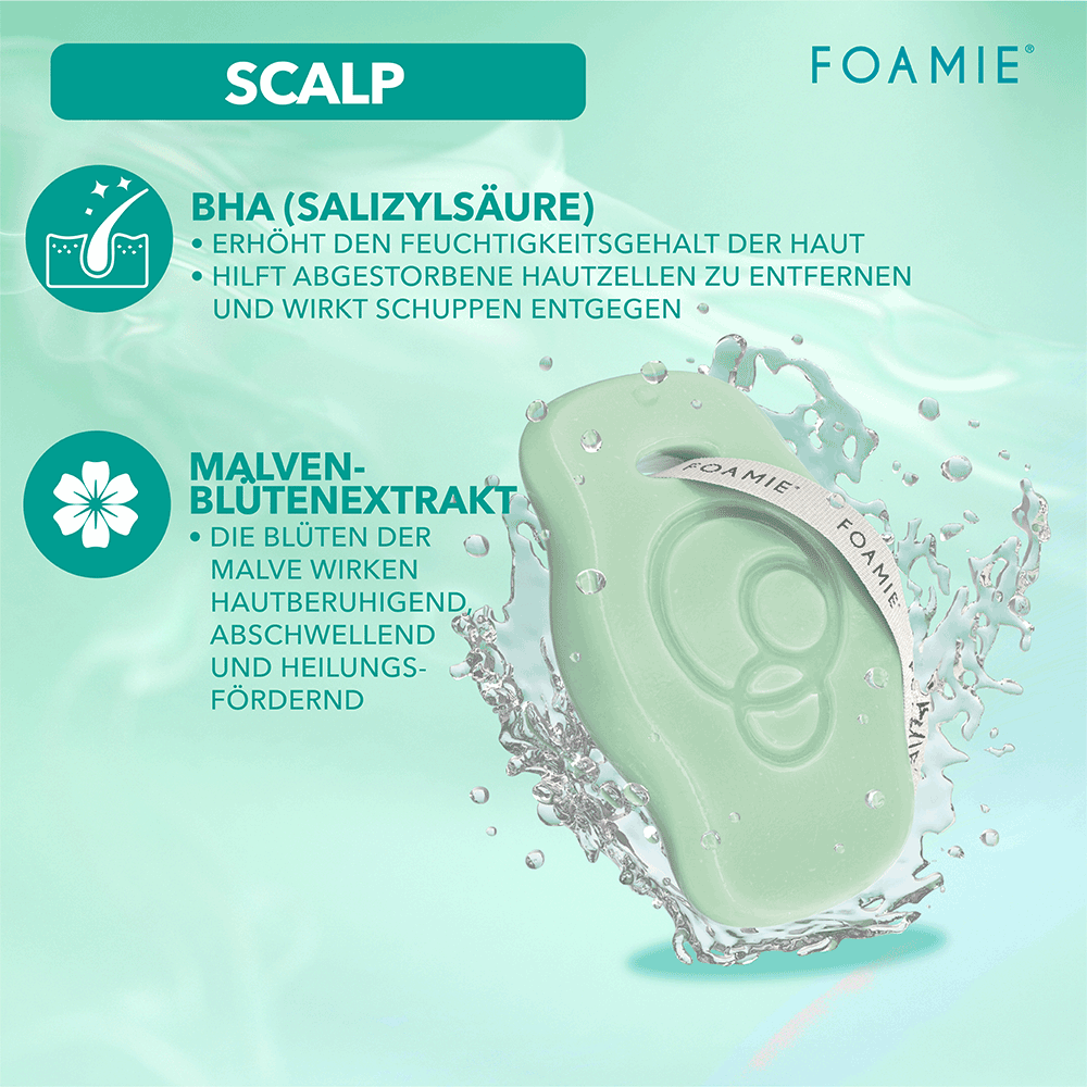 Bild: FOAMIE Festes Shampoo BHA Scalp