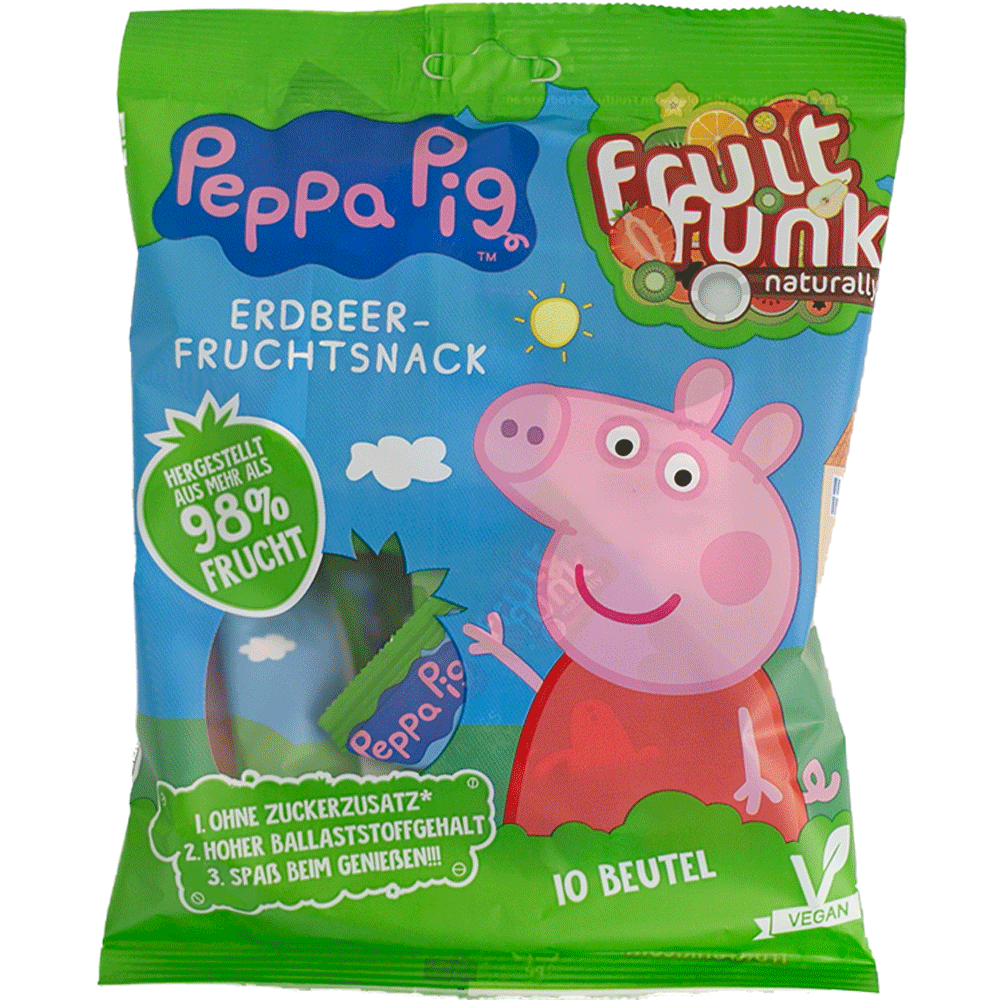 Bild: Fruit Funk Peppa Pig Multibag 10x10g