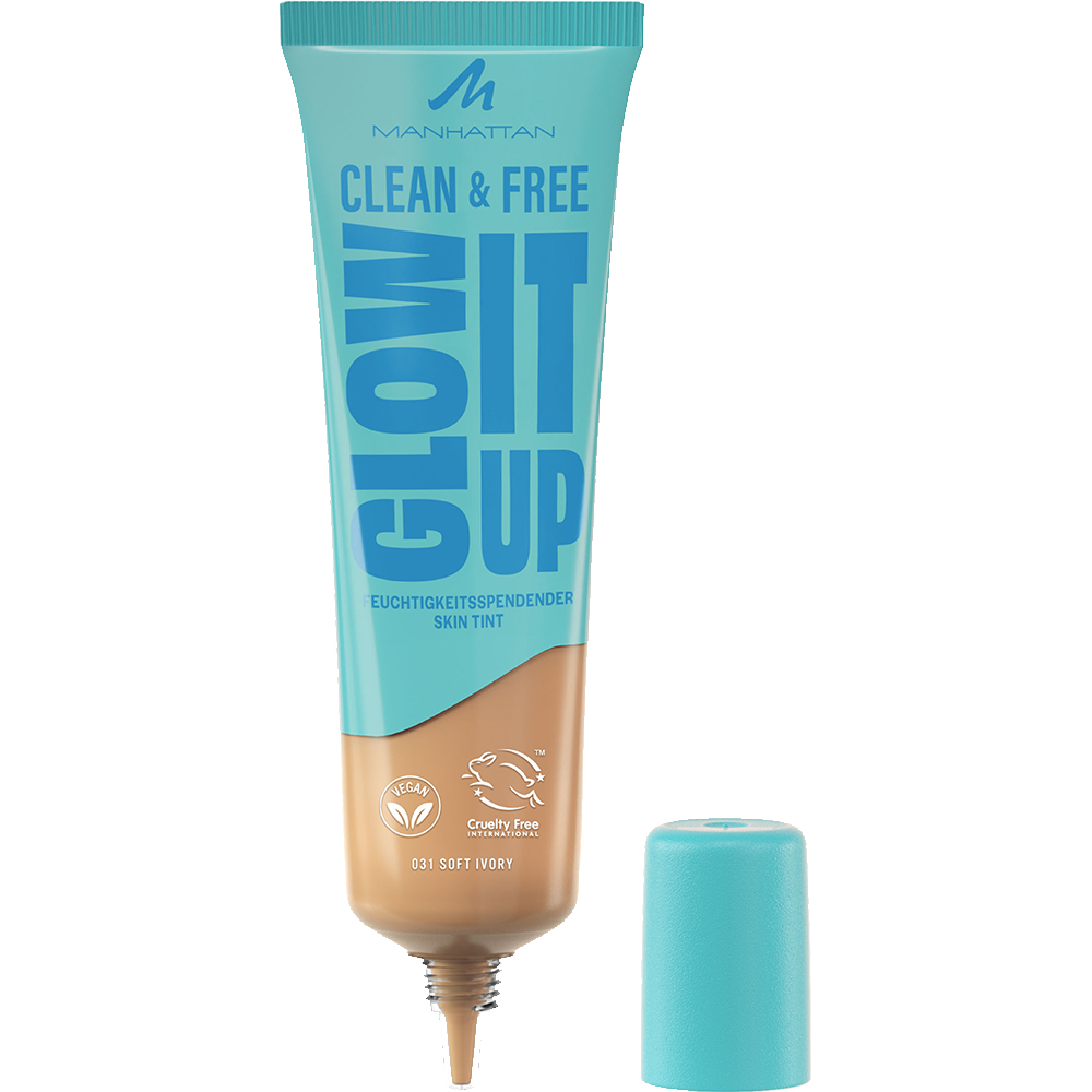 Bild: MANHATTAN Clean & Free Glow It Up Skin Tint Soft Ivory 031