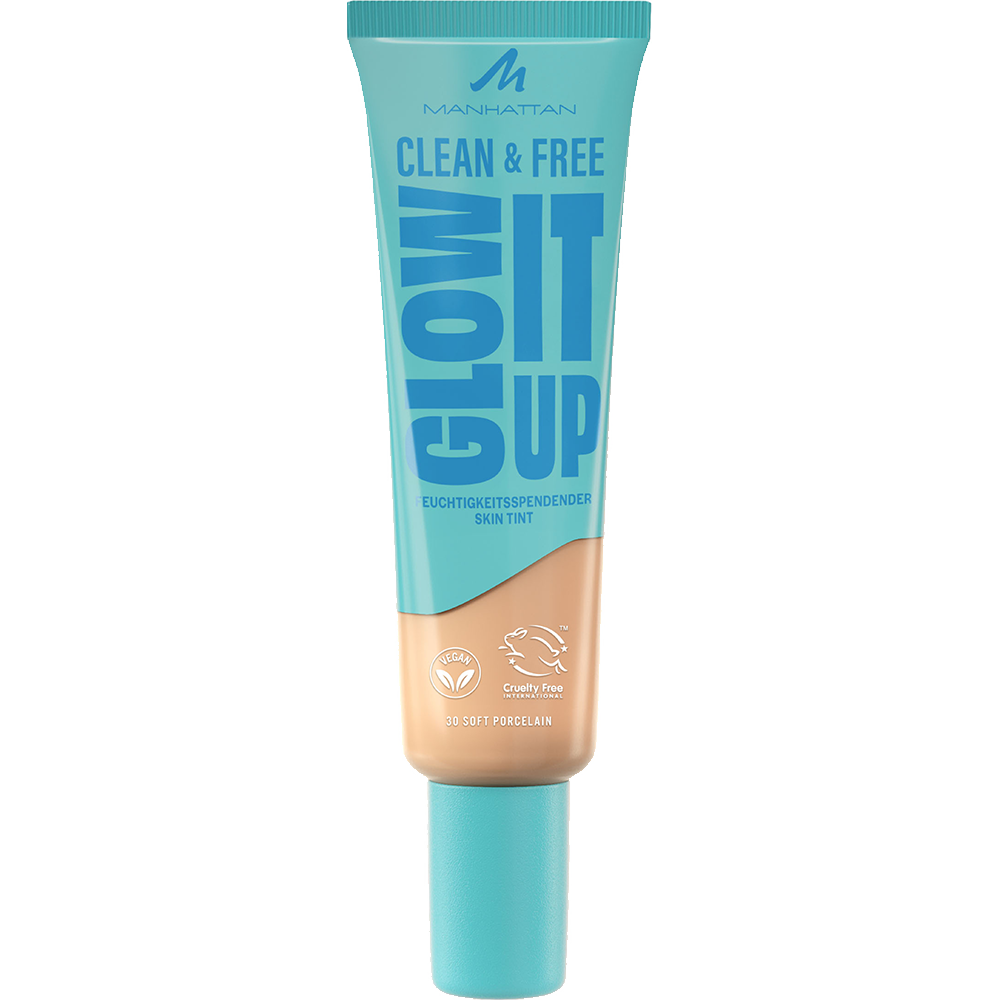 Bild: MANHATTAN Clean & Free Glow It Up Skin Tint Soft Porcelain 30