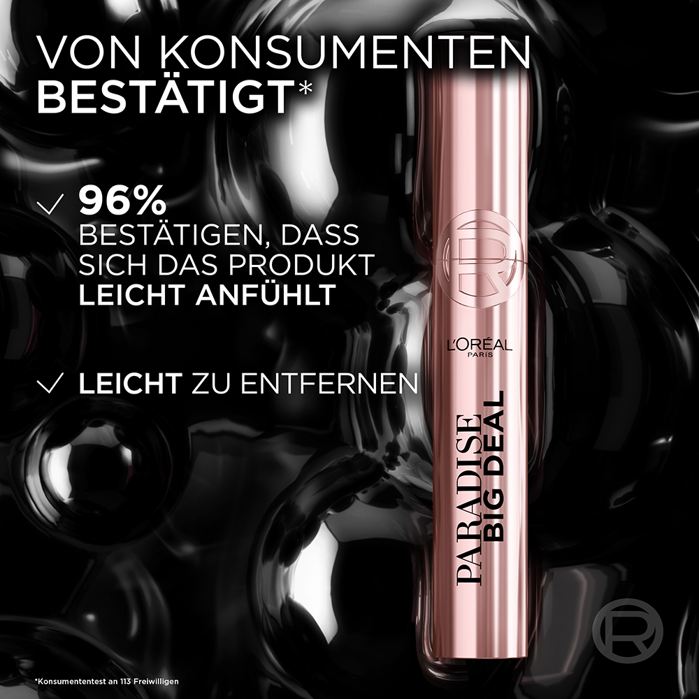 Bild: L'ORÉAL PARIS Paradise Big Deal Mascara schwarz