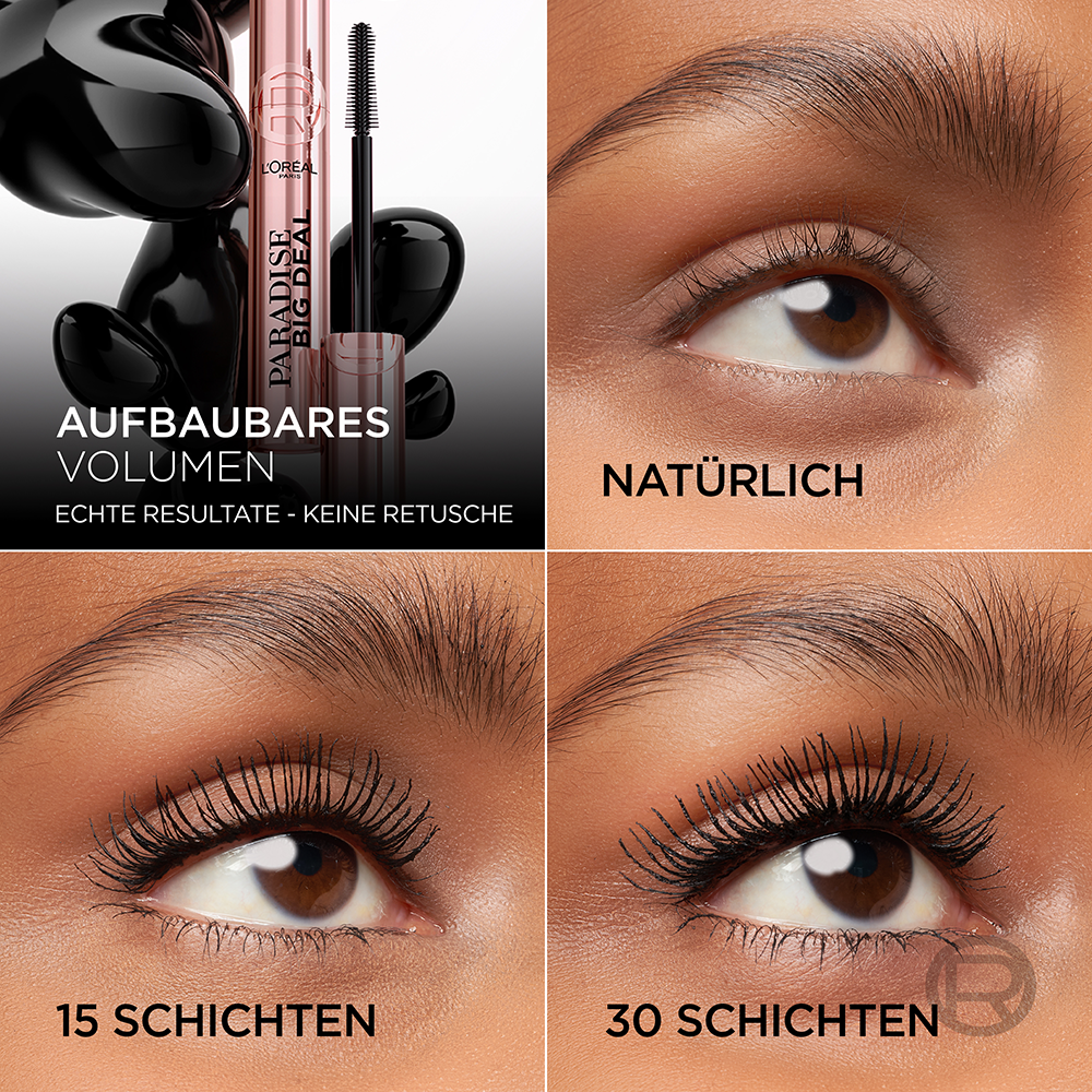 Bild: L'ORÉAL PARIS Paradise Big Deal Mascara schwarz