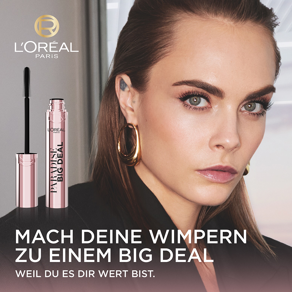 Bild: L'ORÉAL PARIS Paradise Big Deal Mascara schwarz