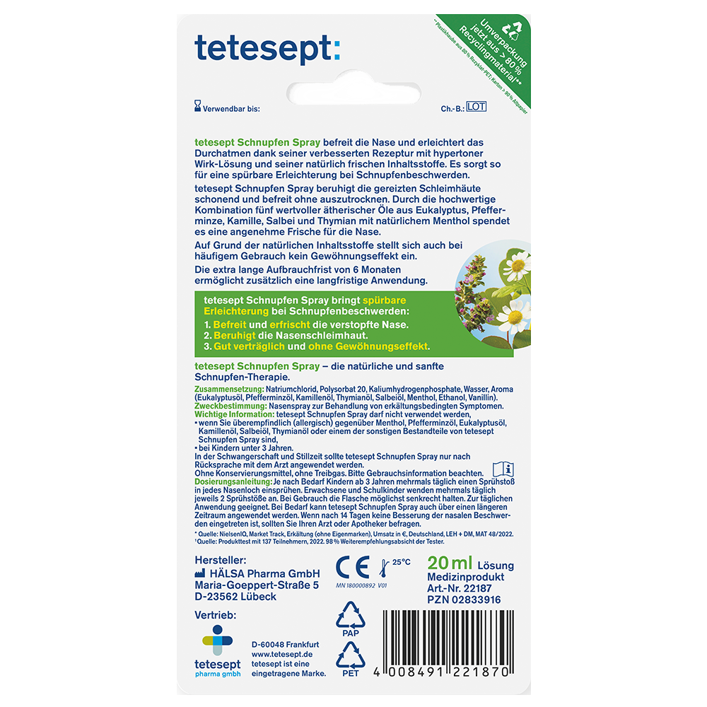 Bild: tetesept: Schnupfenspray