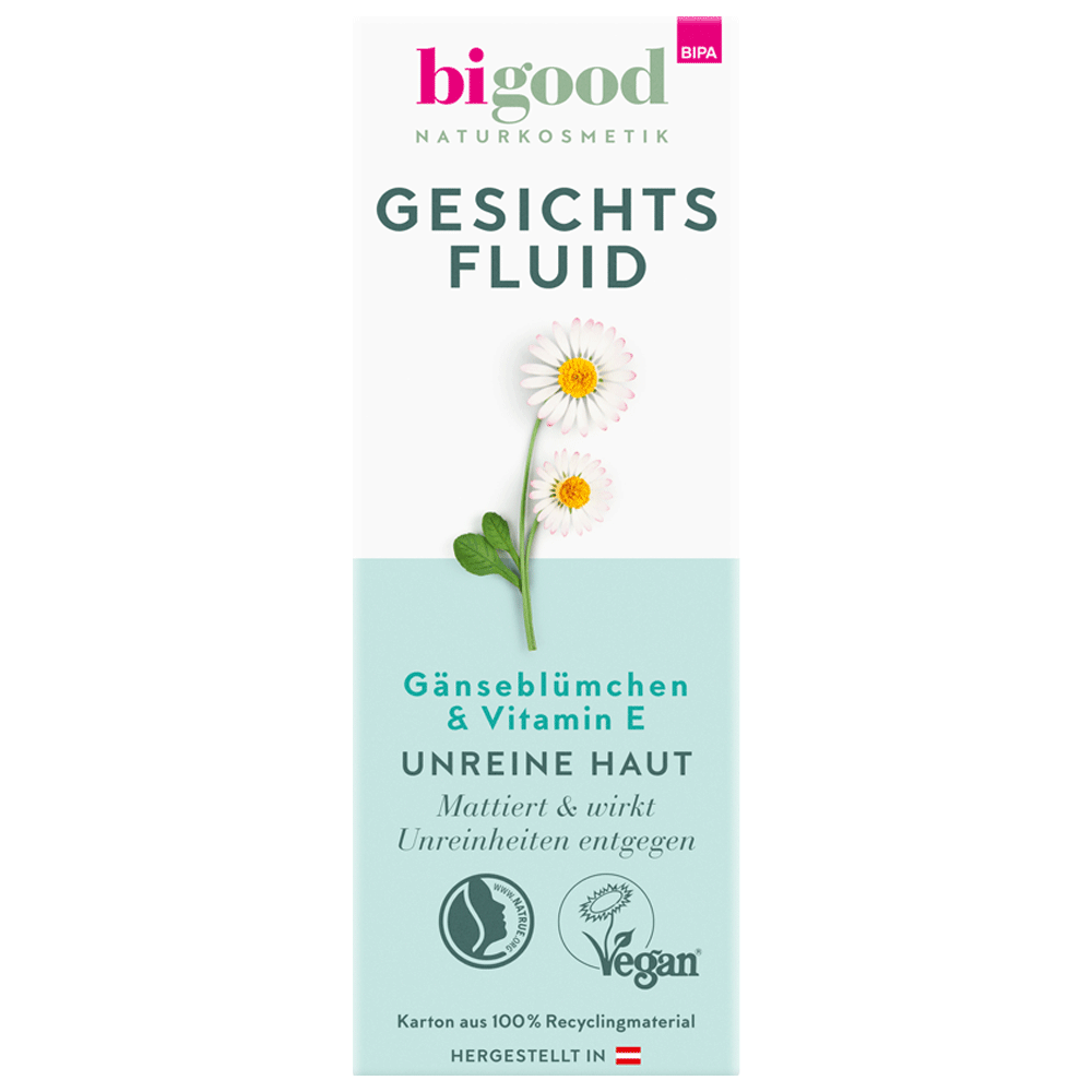 Bild: bi good Gesichts Fluid Gänseblümchen und Vitamin E