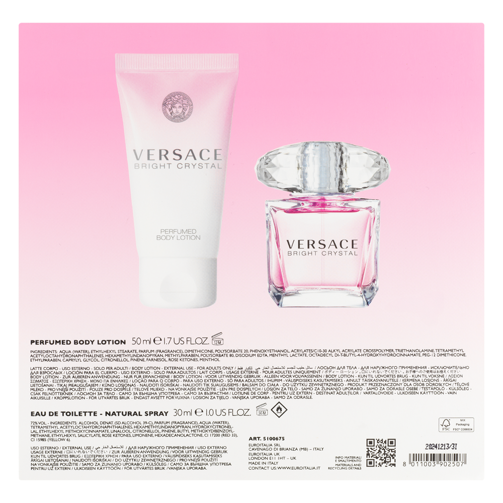 Bild: Versace Bright Crystal Geschenkset 