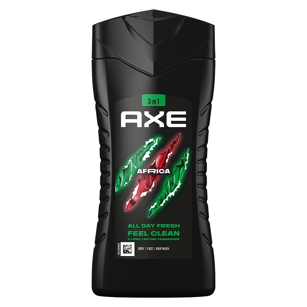 Bild: AXE Duschgel Africa