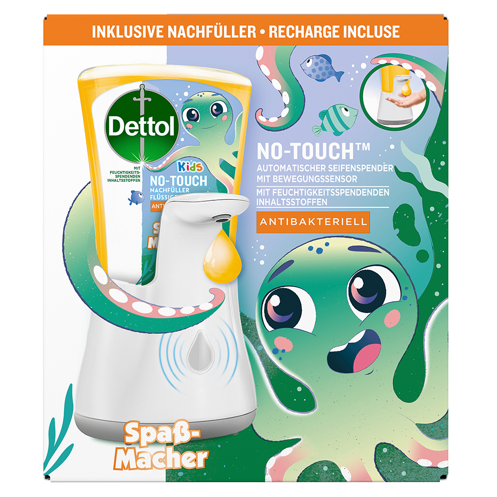 Bild: Dettol No-Touch automatischer Seifenspender Spaßmacher Kids