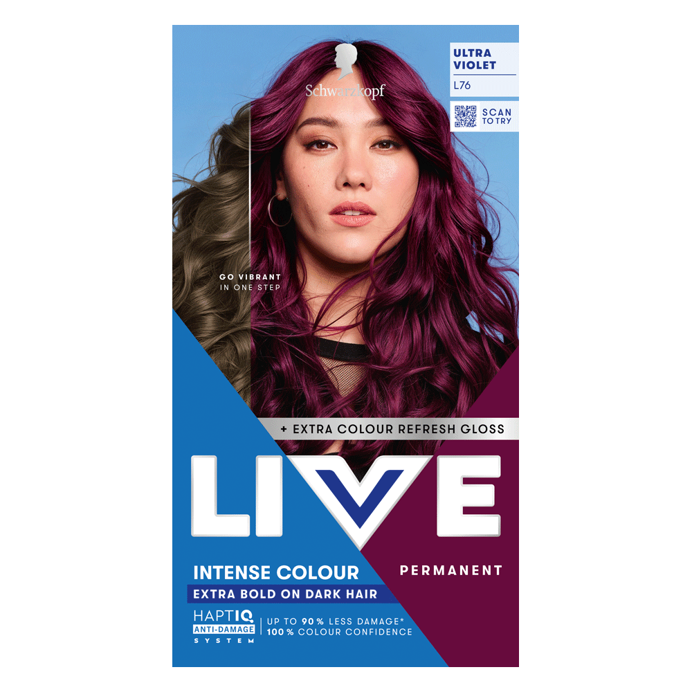 Bild: Schwarzkopf Live Intense Colour L76 Ultra Violett
