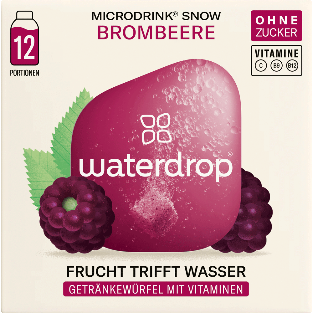 Bild: waterdrop Microdrink Snow Brombeere 