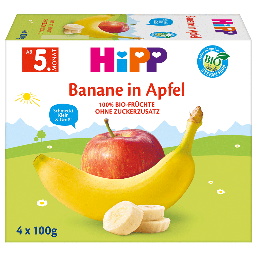 Bild: HiPP Banane in Apfel