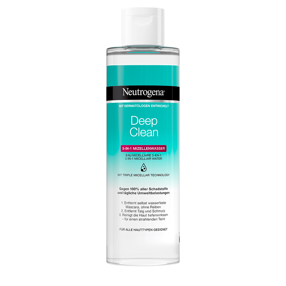 Bild: Neutrogena Deep Clean 3-in-1 Mizellenwasser 