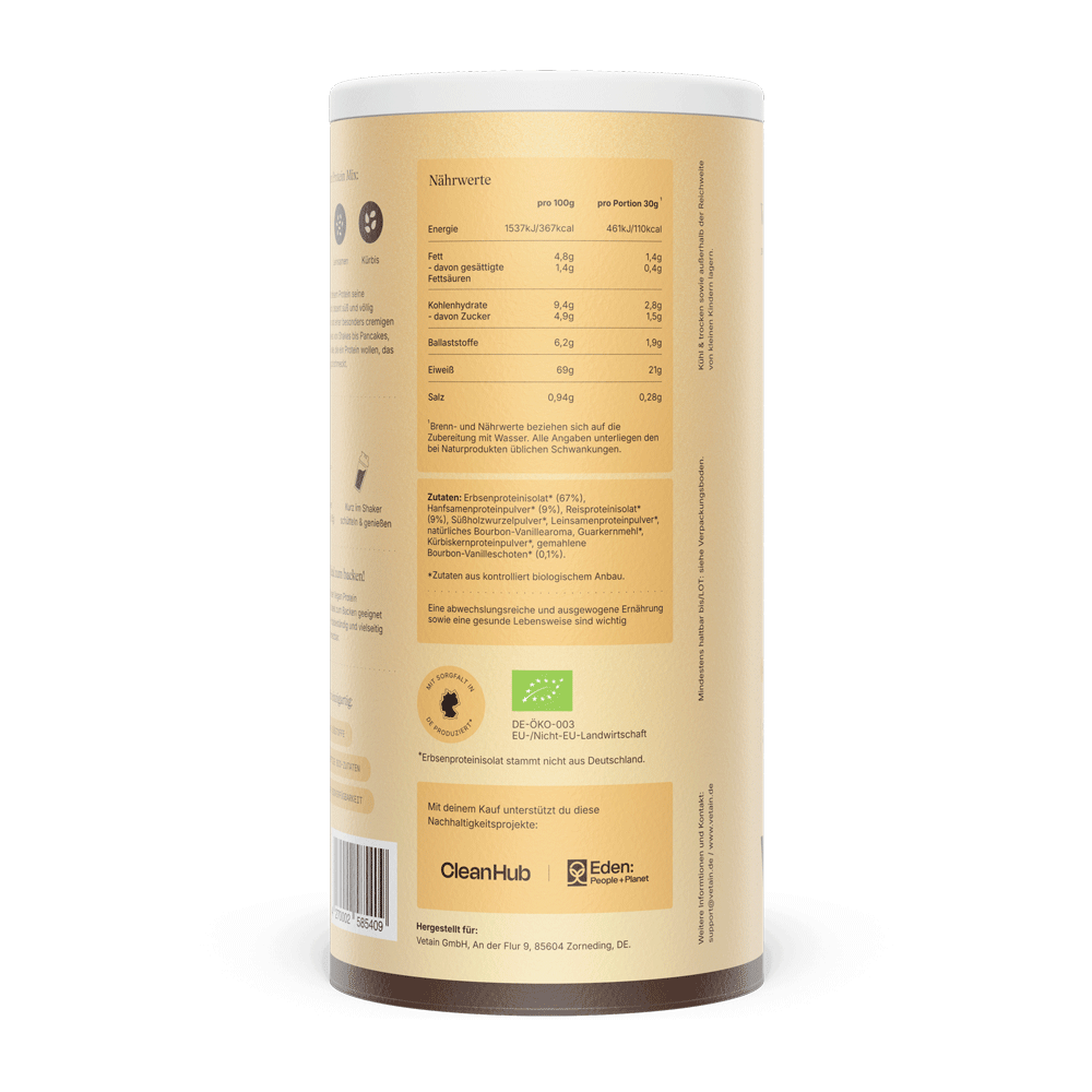 Bild: Vetain Vegan Protein Shake Bourbon Vanille 