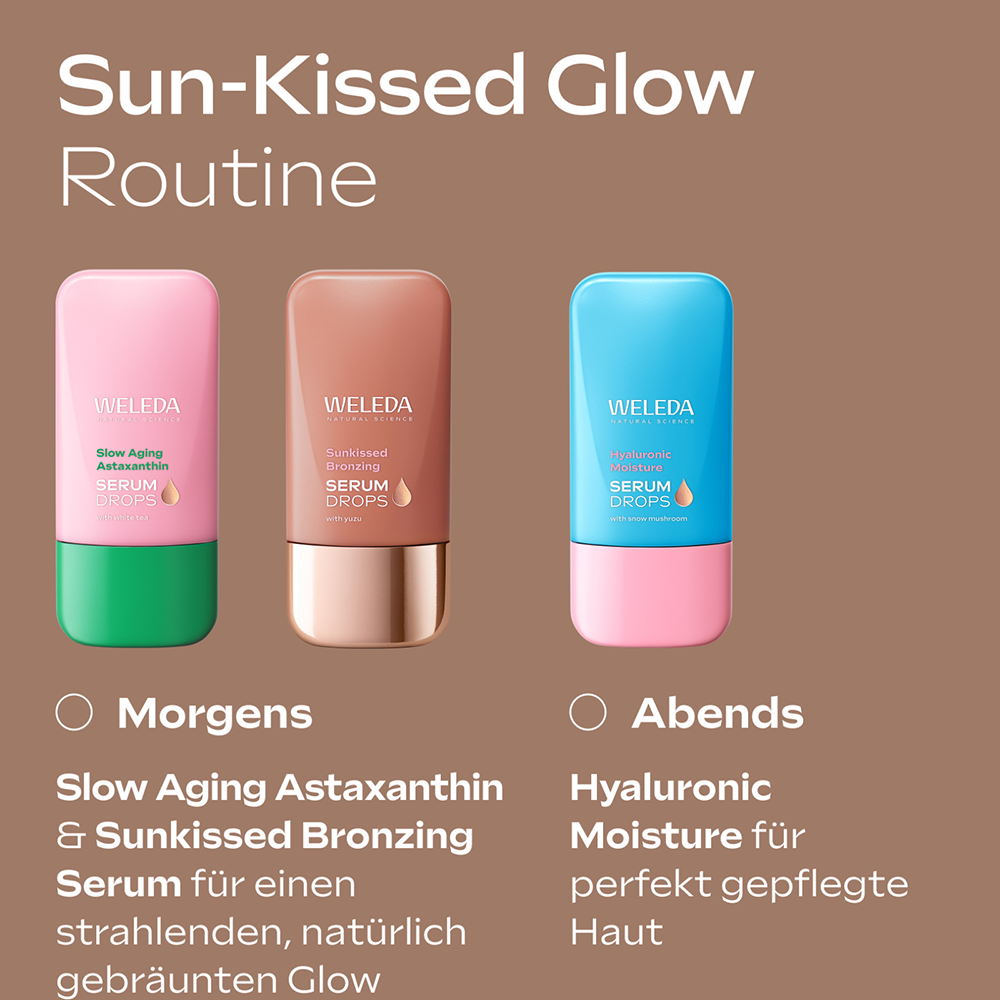 Bild: WELEDA Sunkissed Bronzing Serum Drops