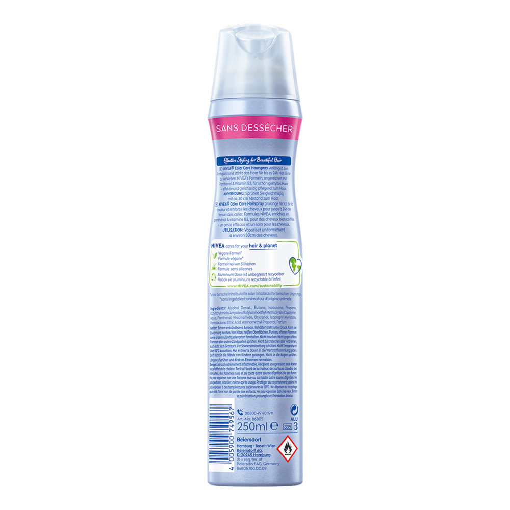 Bild: NIVEA Haarspray Color Schutz und Pflege 