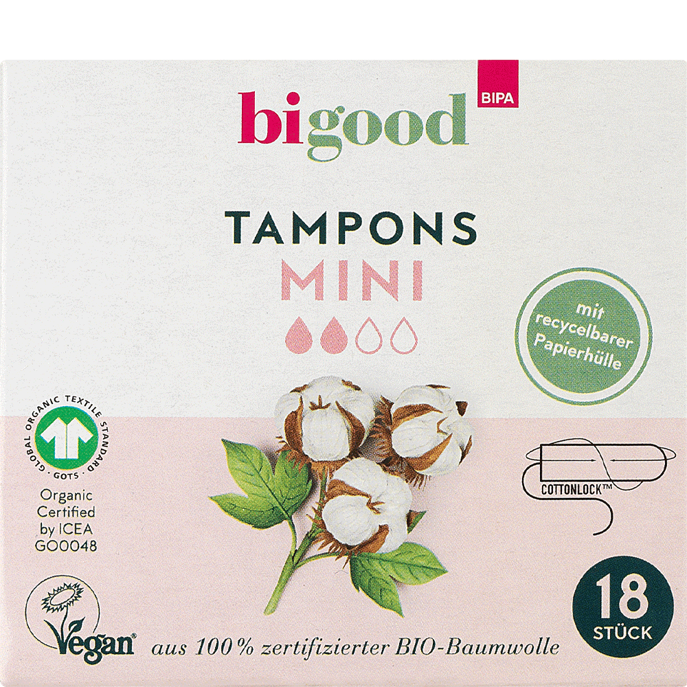 Bild: bi good Tampons Mini