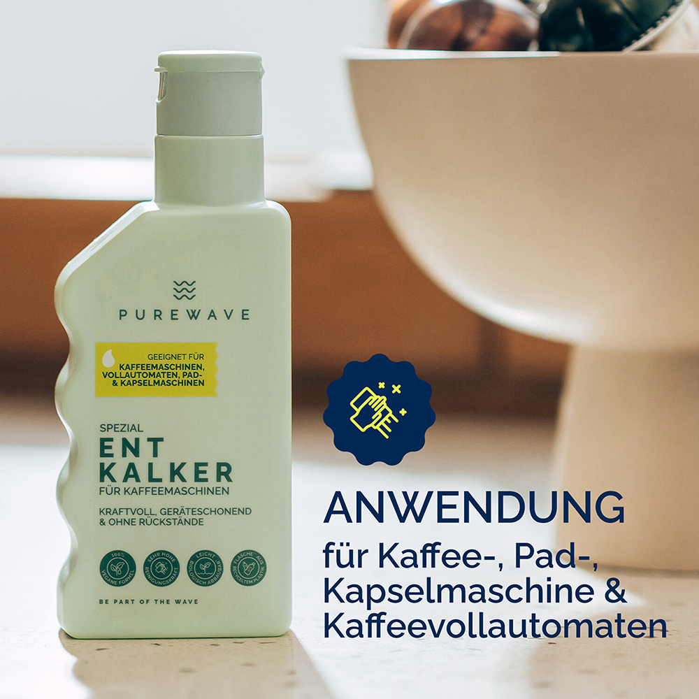 Bild: Purewave Spezial Entkalker für Kaffeemaschinen