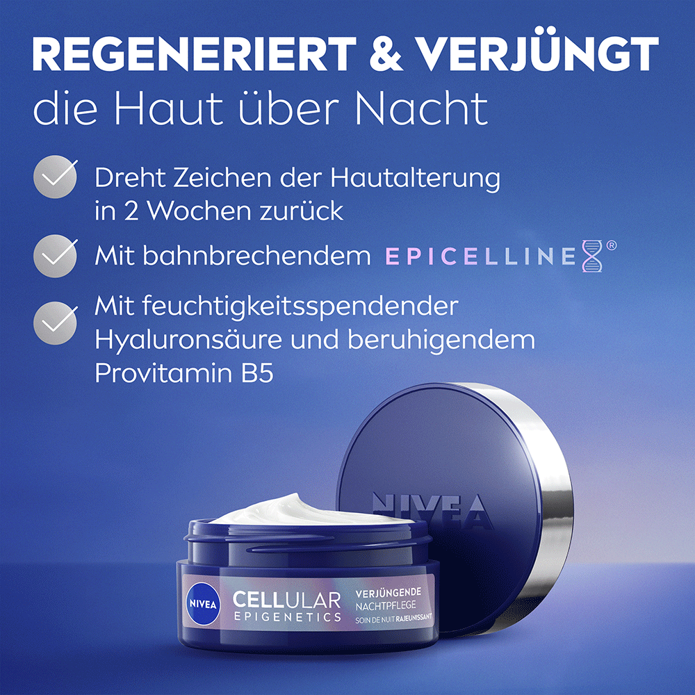 Bild: NIVEA Cellular Epigenetics Verjüngernde Nachtpflege 