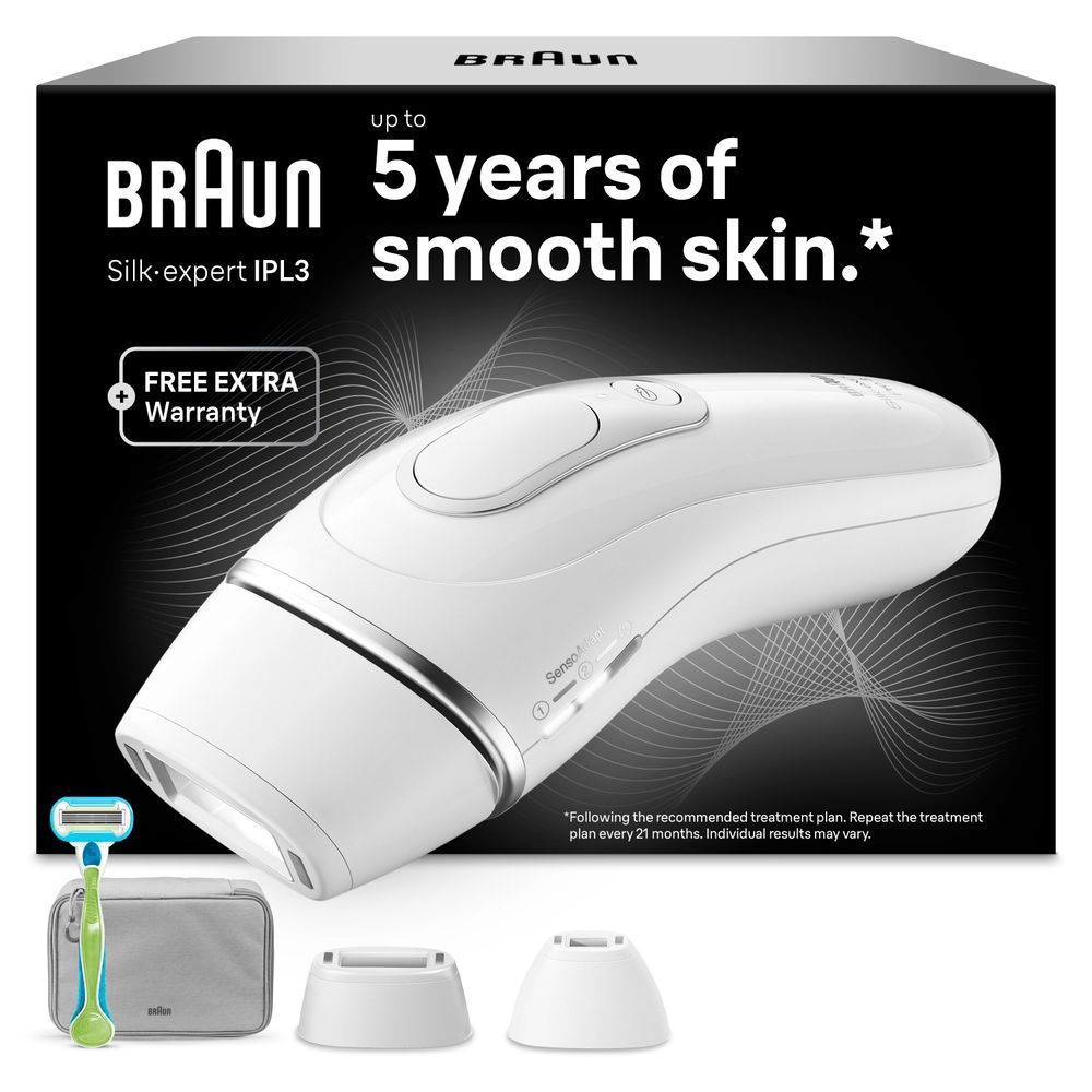 Bild: Braun IPL Silk·expert Pro 3, Haarentfernung für zuhause, PL3122