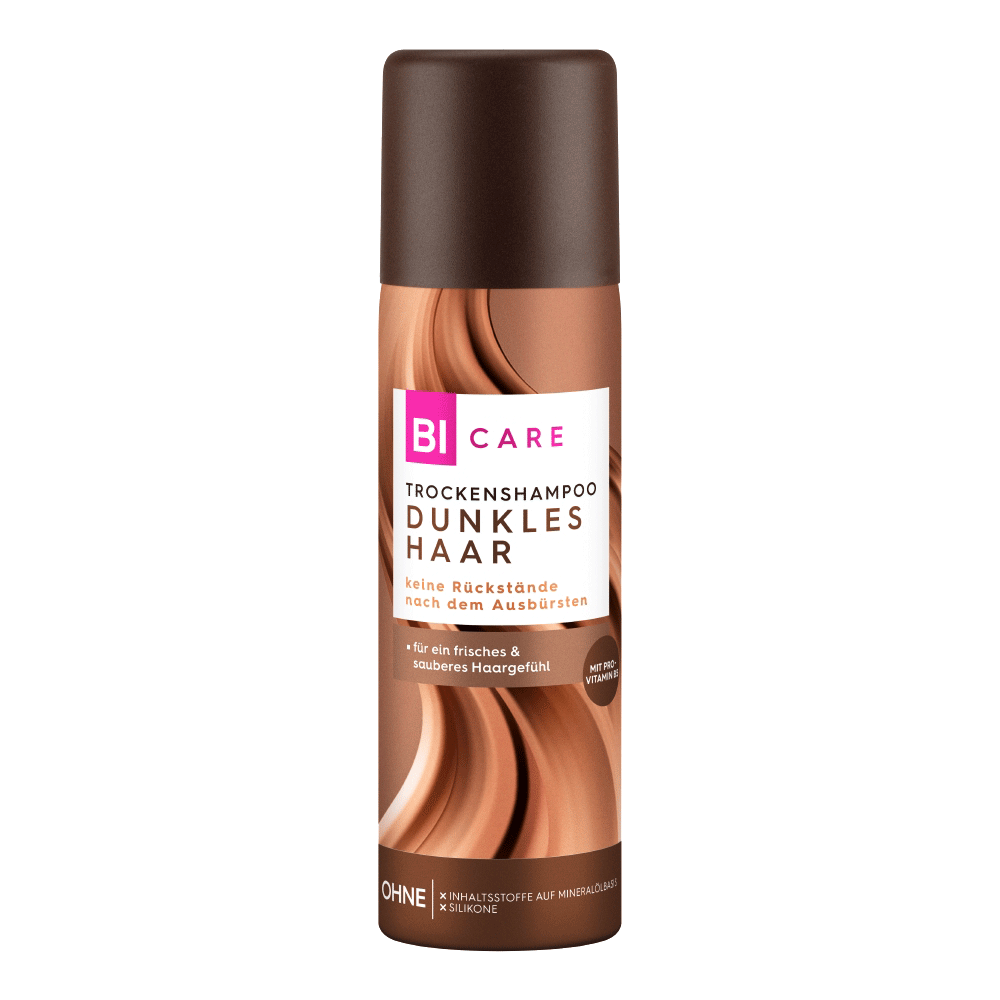 Bild: BI CARE Tockenshampoo Dunkles Haar