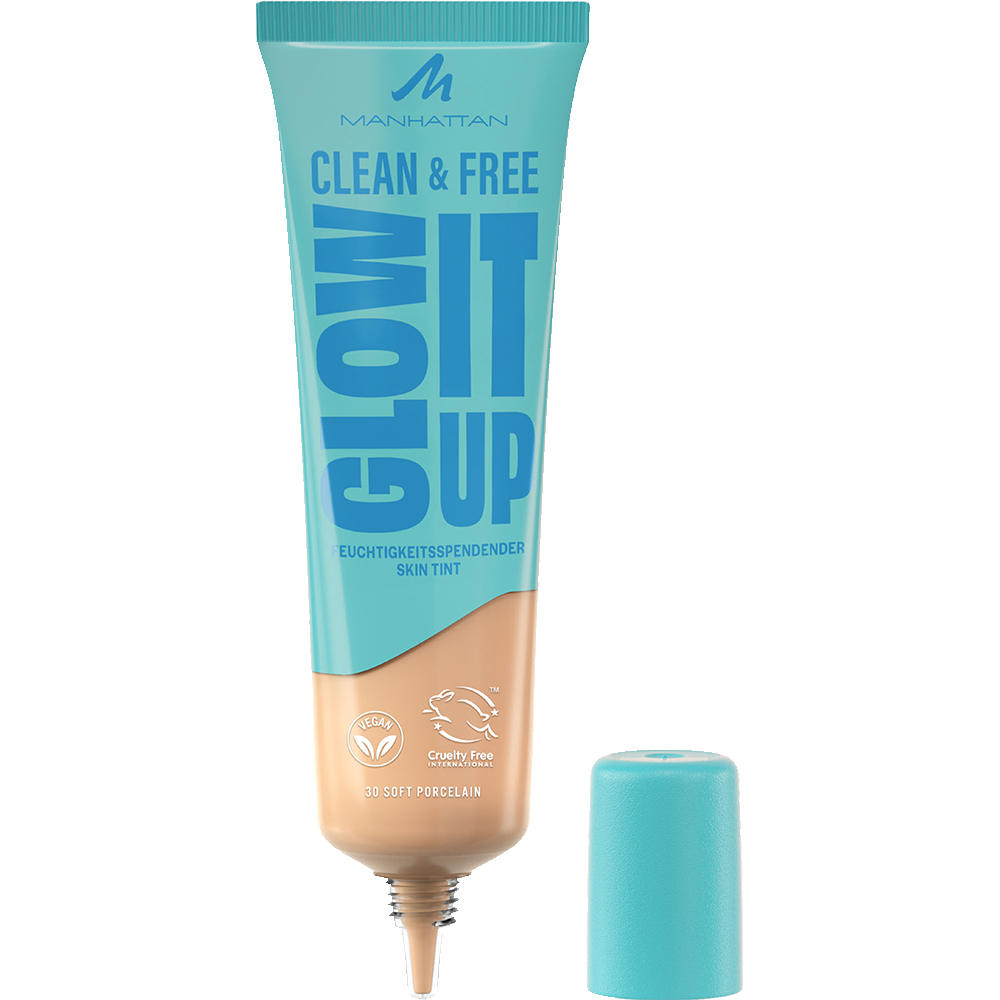 Bild: MANHATTAN Clean & Free Glow It Up Skin Tint Soft Porcelain 30