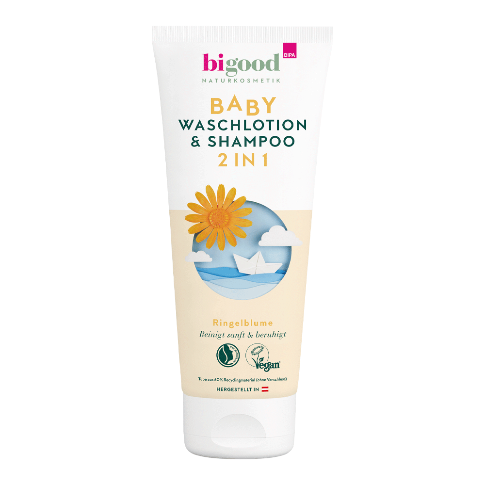 Bild: bi good baby Waschlotion und Shampoo 2in1
