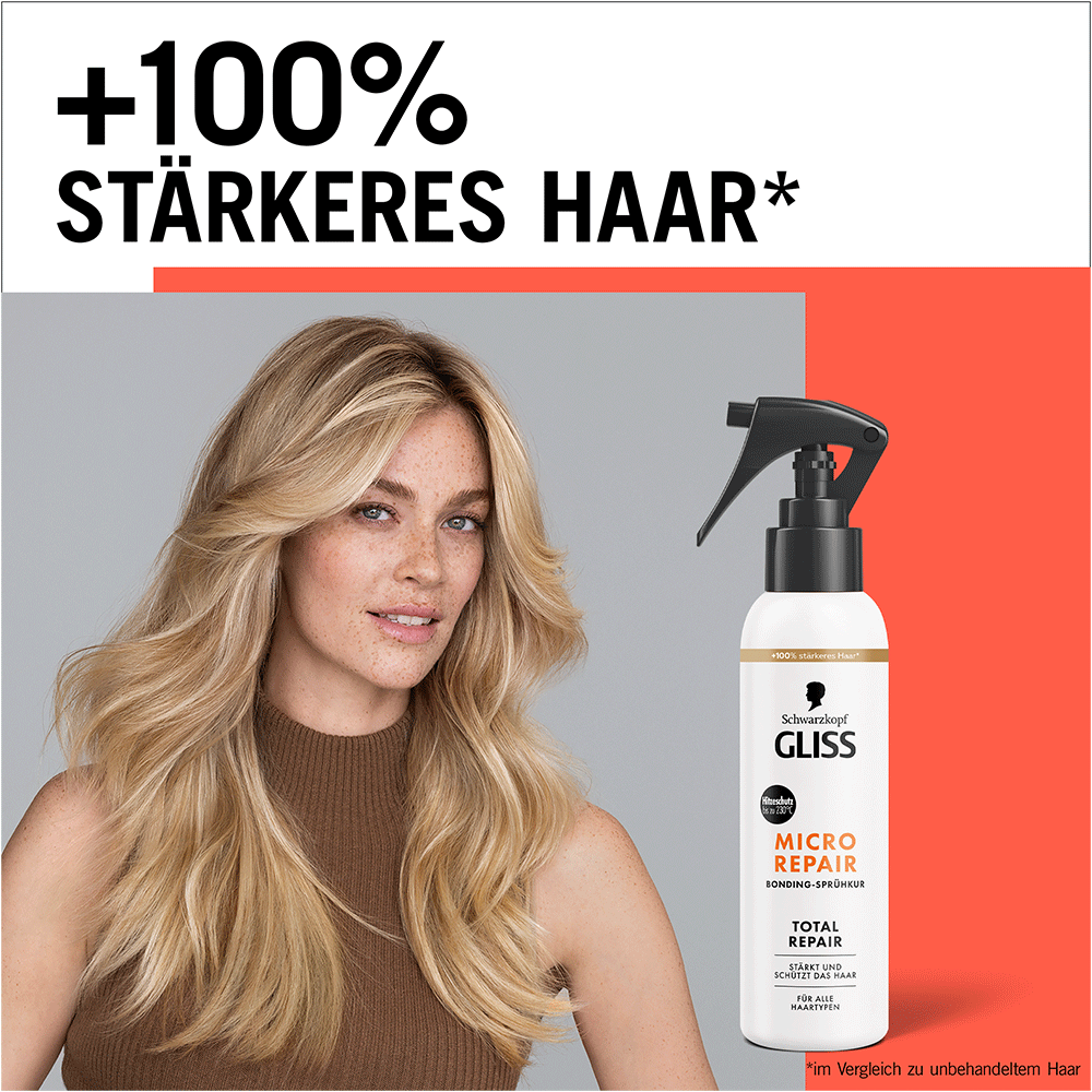 Bild: Schwarzkopf GLISS Total Repair Micro Repair Bonding Sprühkur