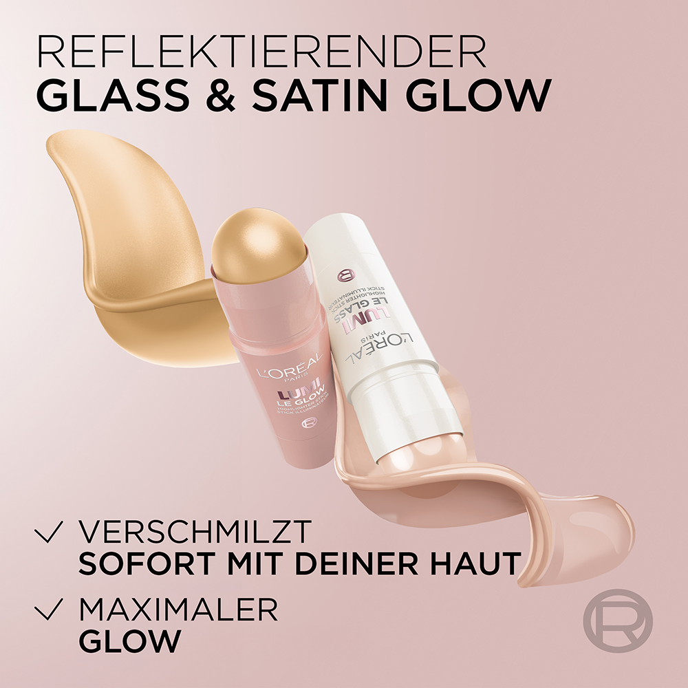 Bild: L'ORÉAL PARIS Lumi Le Glow Highlighter Stick Pearl Eclat