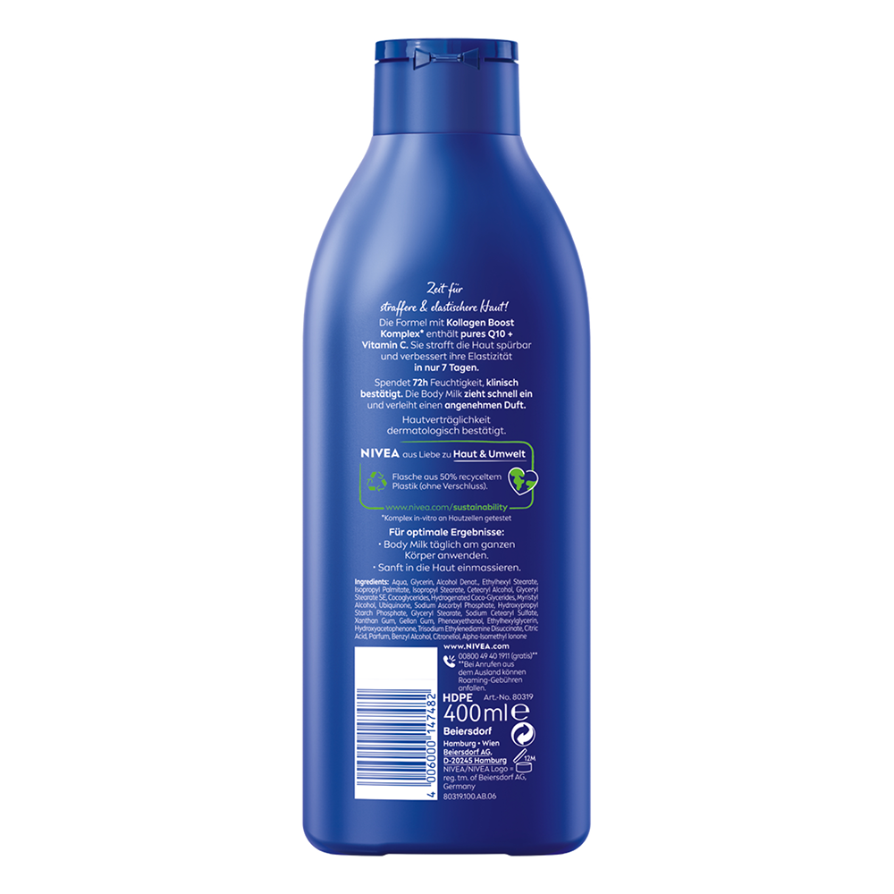Bild: NIVEA Q10 Body Milk Hautstraffend