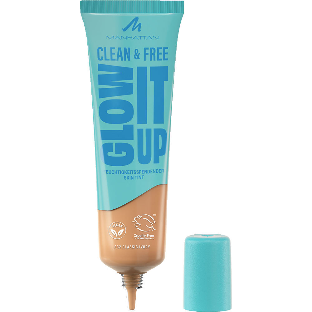 Bild: MANHATTAN Clean & Free Glow It Up Skin Tint Classic Ivory 032