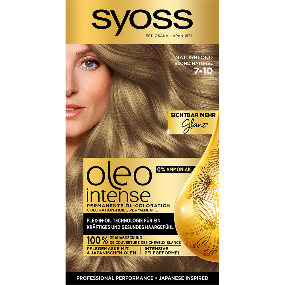 Bild: syoss Oleo Intense Permanente Öl-Coloration naturblond